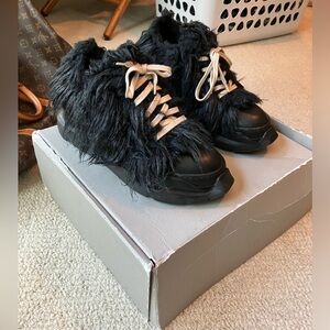 Rick Owens DRKSHDW Furry Abstract Ramones